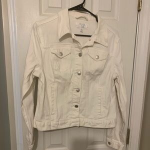 Time and Tru Cream Jeans Jacket